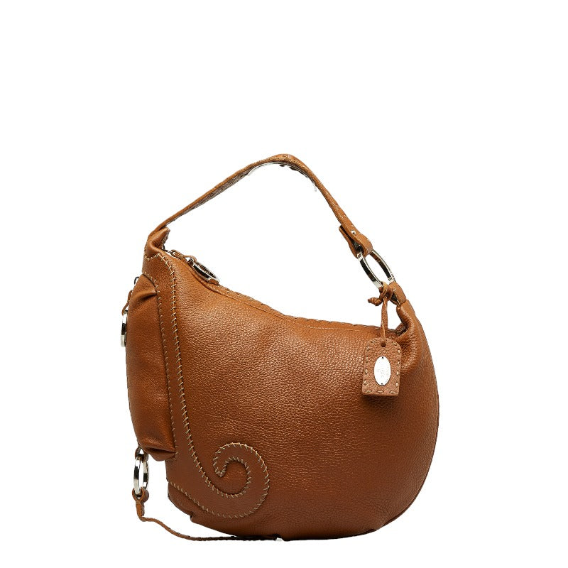 Leather Selleria Hobo Bag