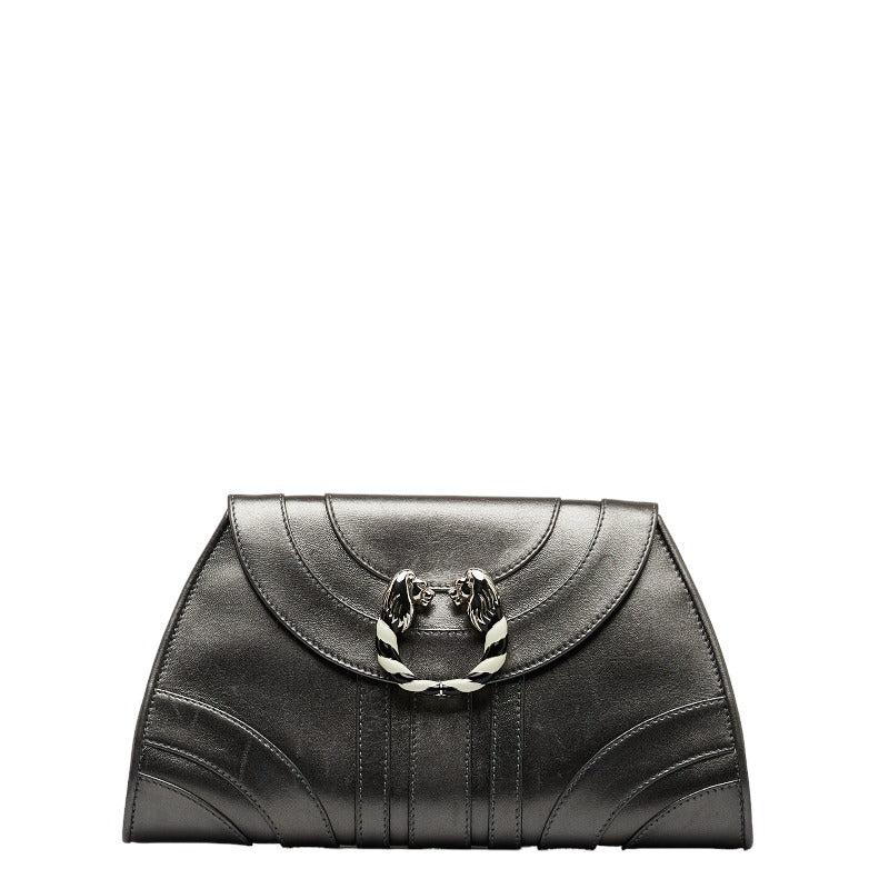 Leather Leoni Clutch Bag