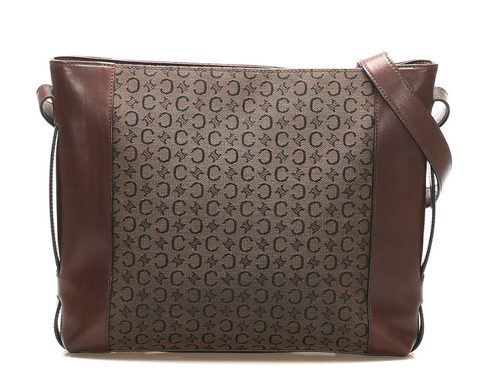 C Macadam Canvas Shoulder Bag