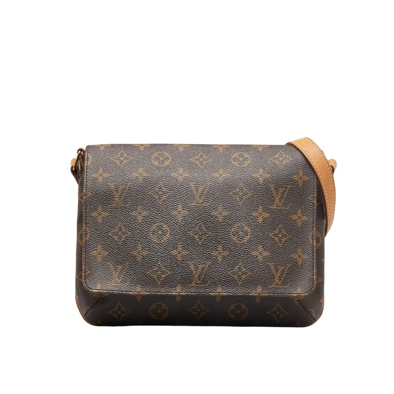 Authentic Louis Vuitton Monogram Musette Tango Shoulder Bag M51257