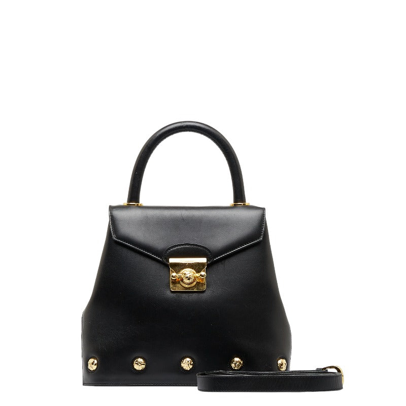 Studded Leather Handbag DQ-21 1668