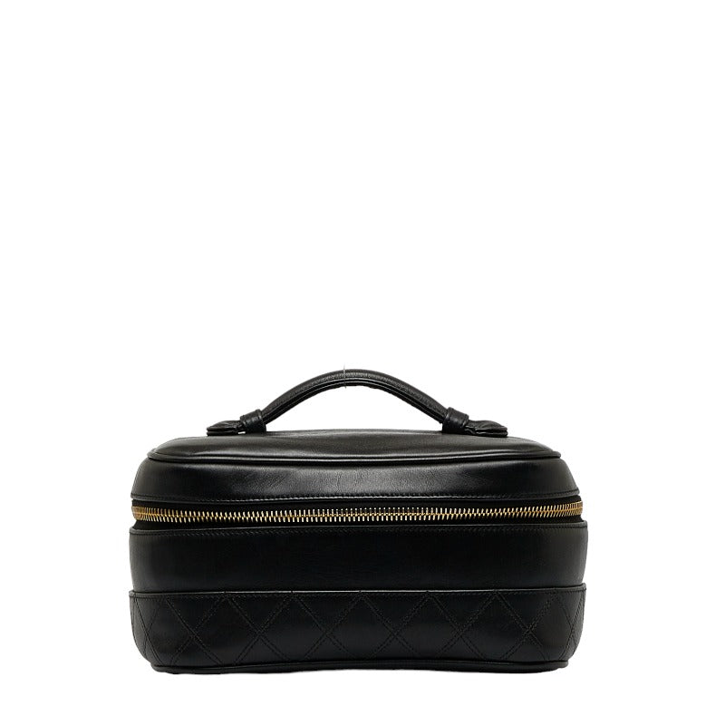 Leather Horizontal Vanity Bag