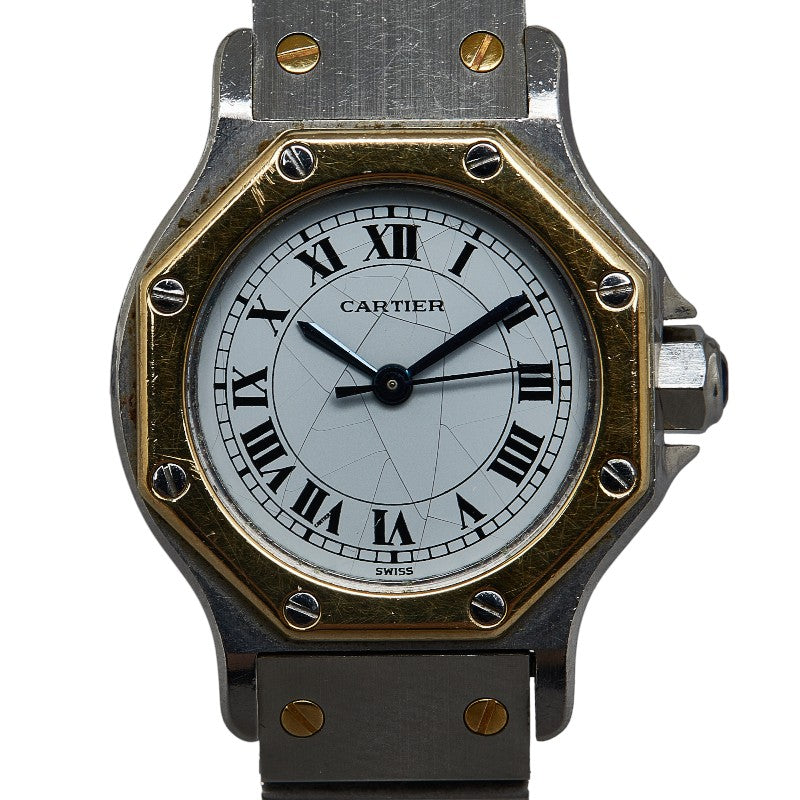 Cartier Santos Octagon SM Automatic Ladies Wristwatch