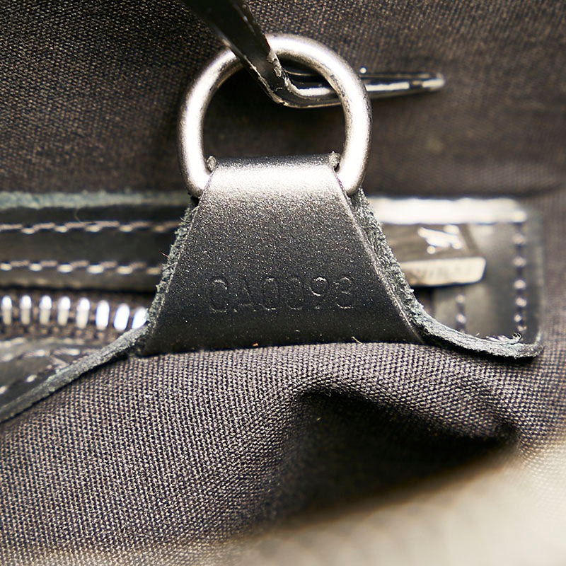Louis Vuitton Grey Animal skin Monogram Mat Stockton Tote Bag