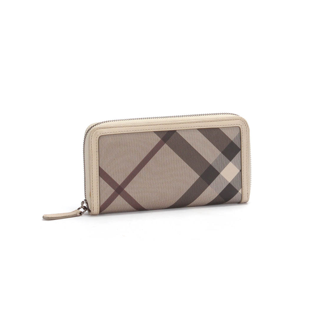 Smoked Check Zippy Wallet