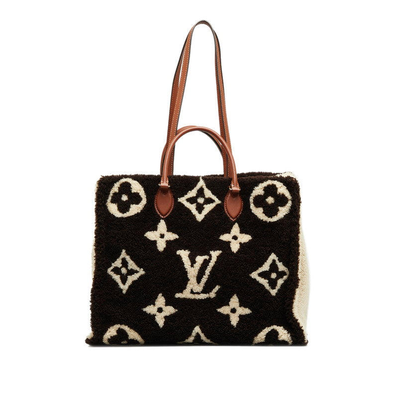 Louis Vuitton Monogram Teddy OnTheGo GM Canvas Tote Bag M55420 in Excellent condition