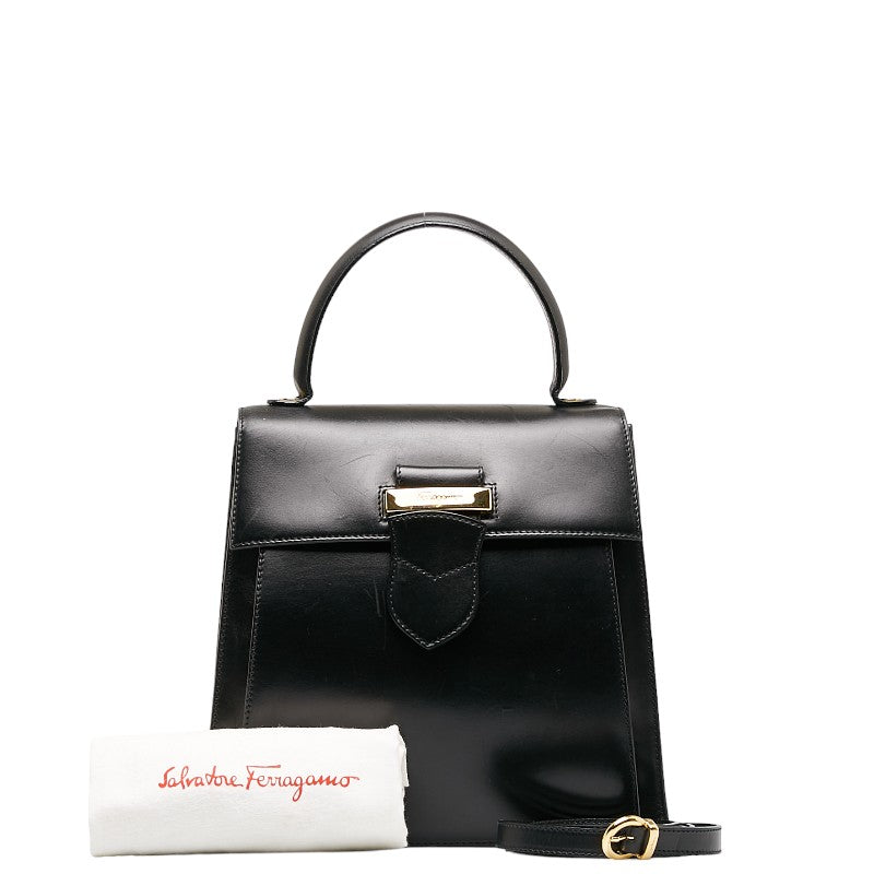 Salvatore Ferragamo Leather Handbag Leather Handbag BR-21 2638 in Good condition