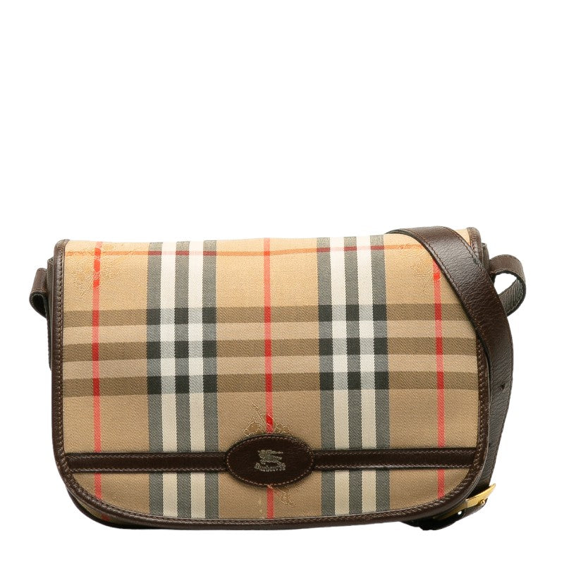 Burberry Haymarket Check Canvas Shoulder Bag Canvas Shoulder Bag in Good condition