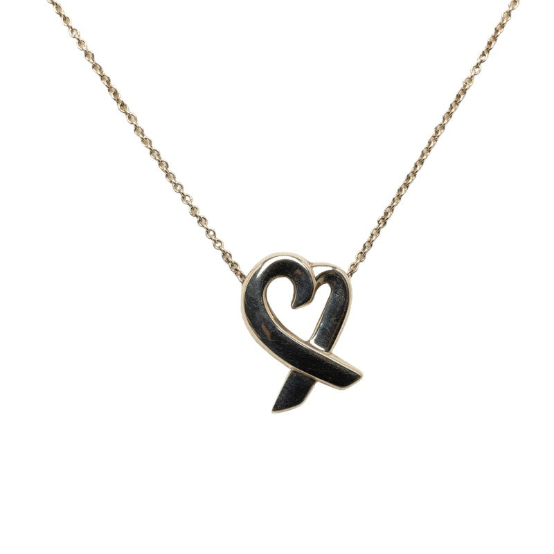 Silver Loving Heart Pendant Necklace