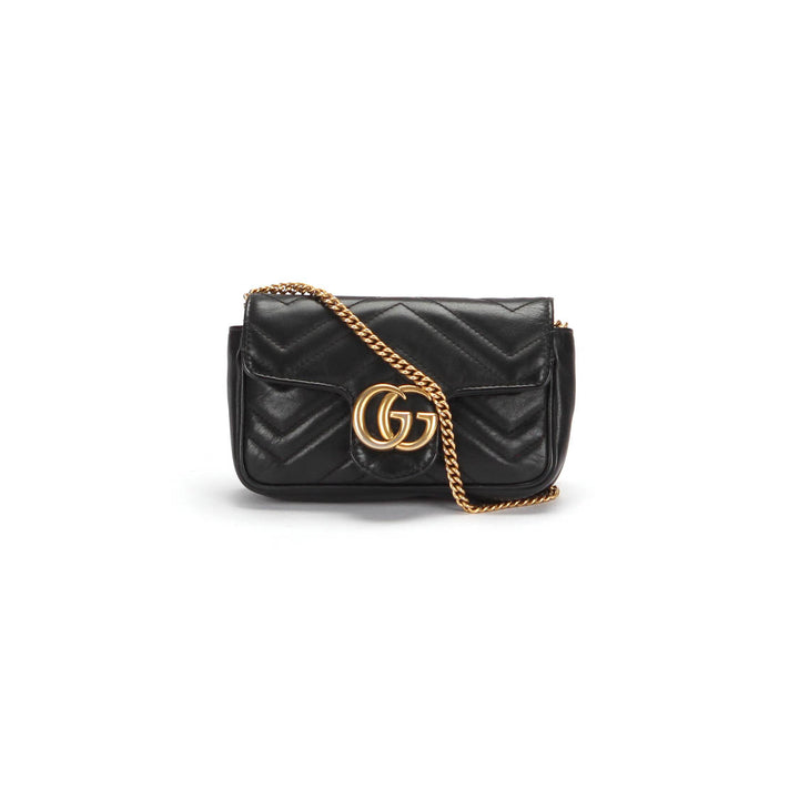 Super Mini GG Marmont Matelasse Crossbody Bag 476433