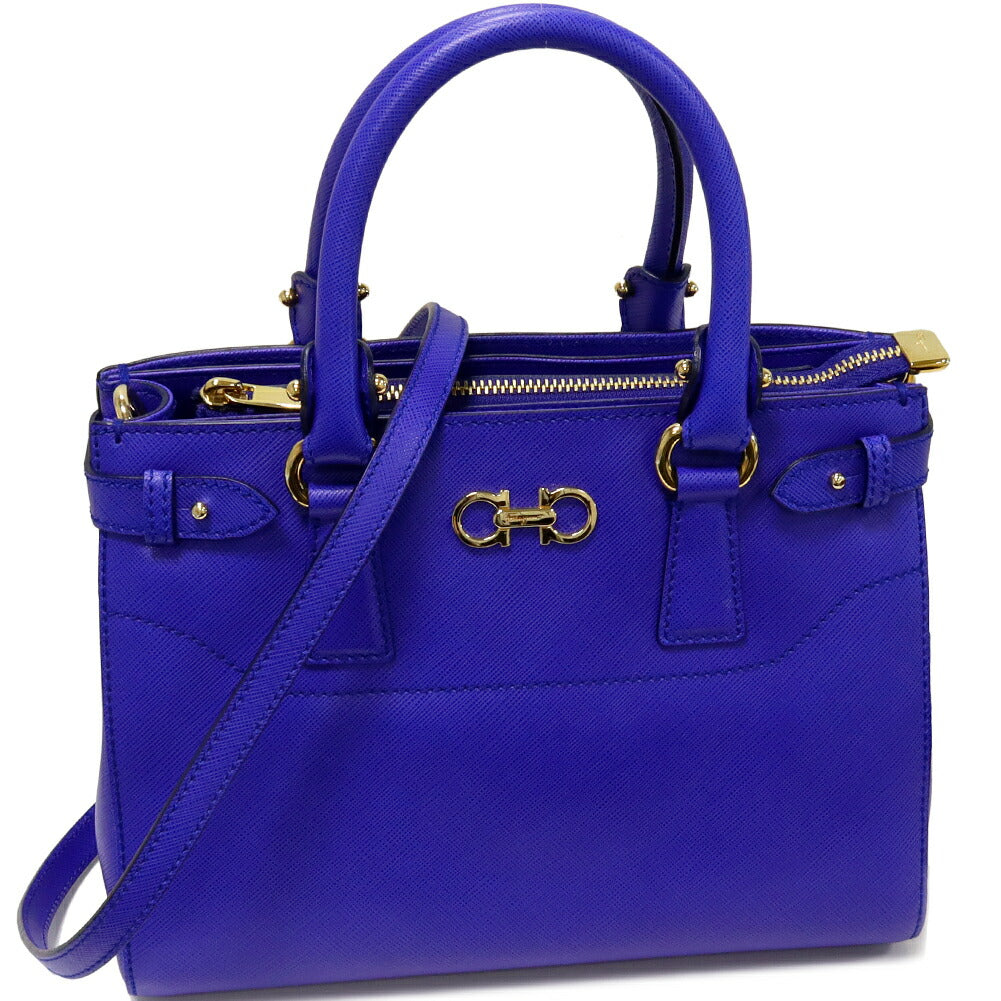 Gancini Leather Handbag 21 E428