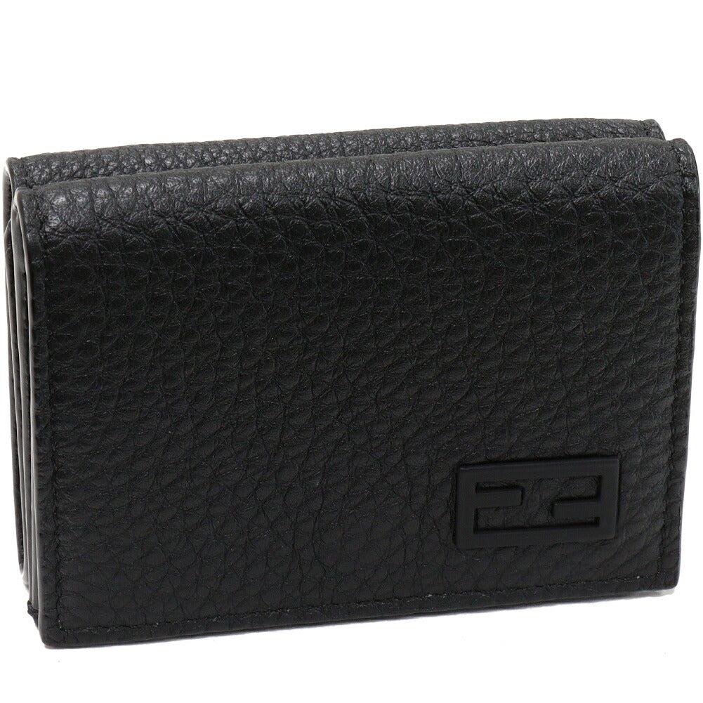 Leather Trifold Compact Wallet 7M0280