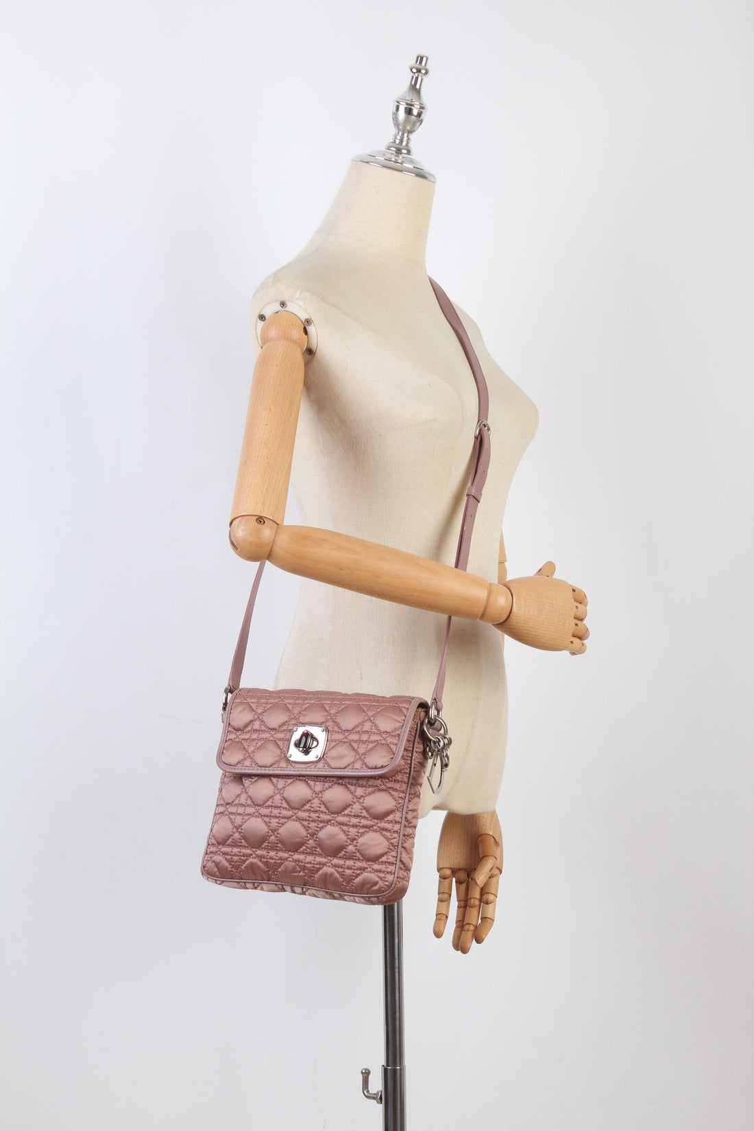 Cannage Nylon Crossbody Bag