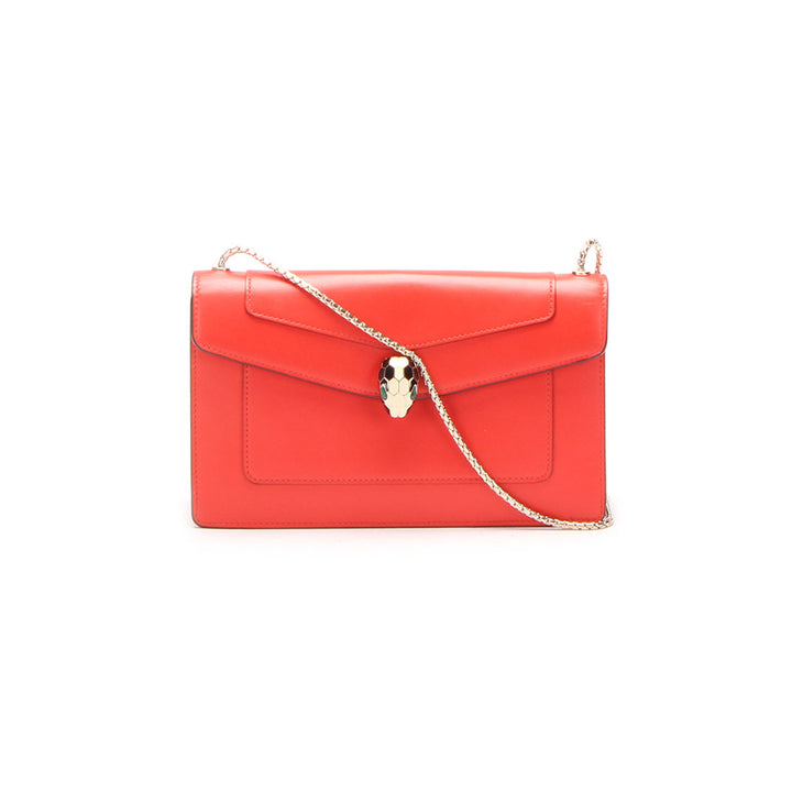 Serpenti Forever Leather Crossbody Bag