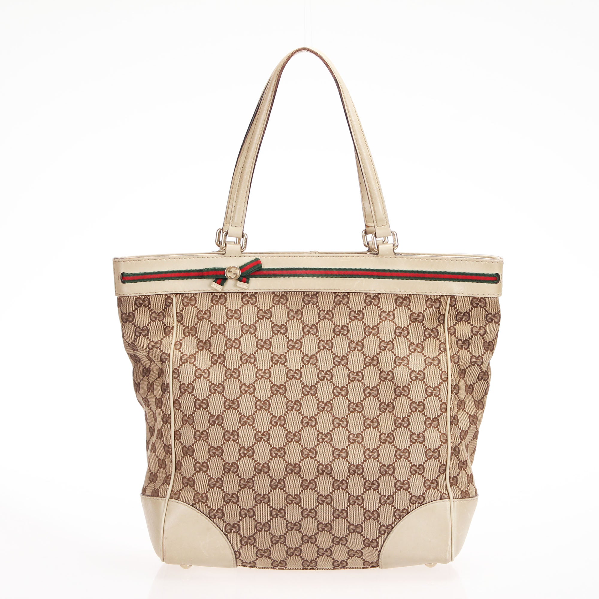 Gucci Sherry Line Tote Bag GG Canvas 257062