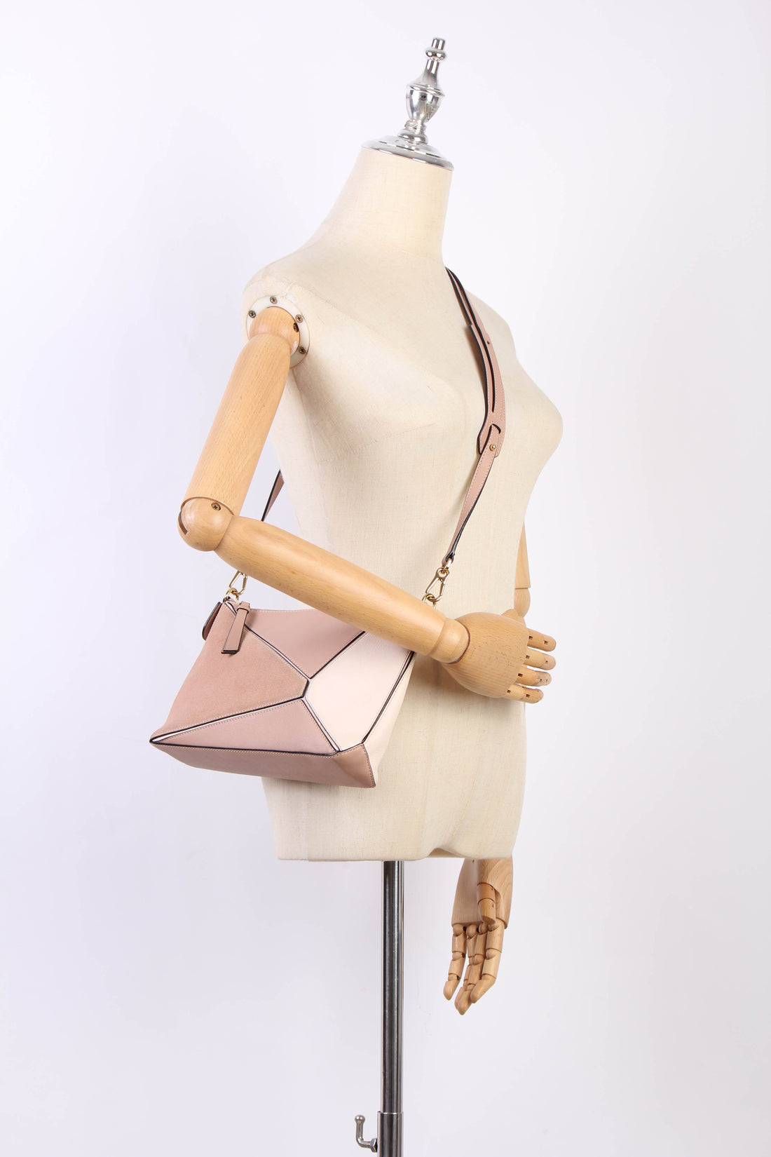 Leather Puzzle Crossbody Bag