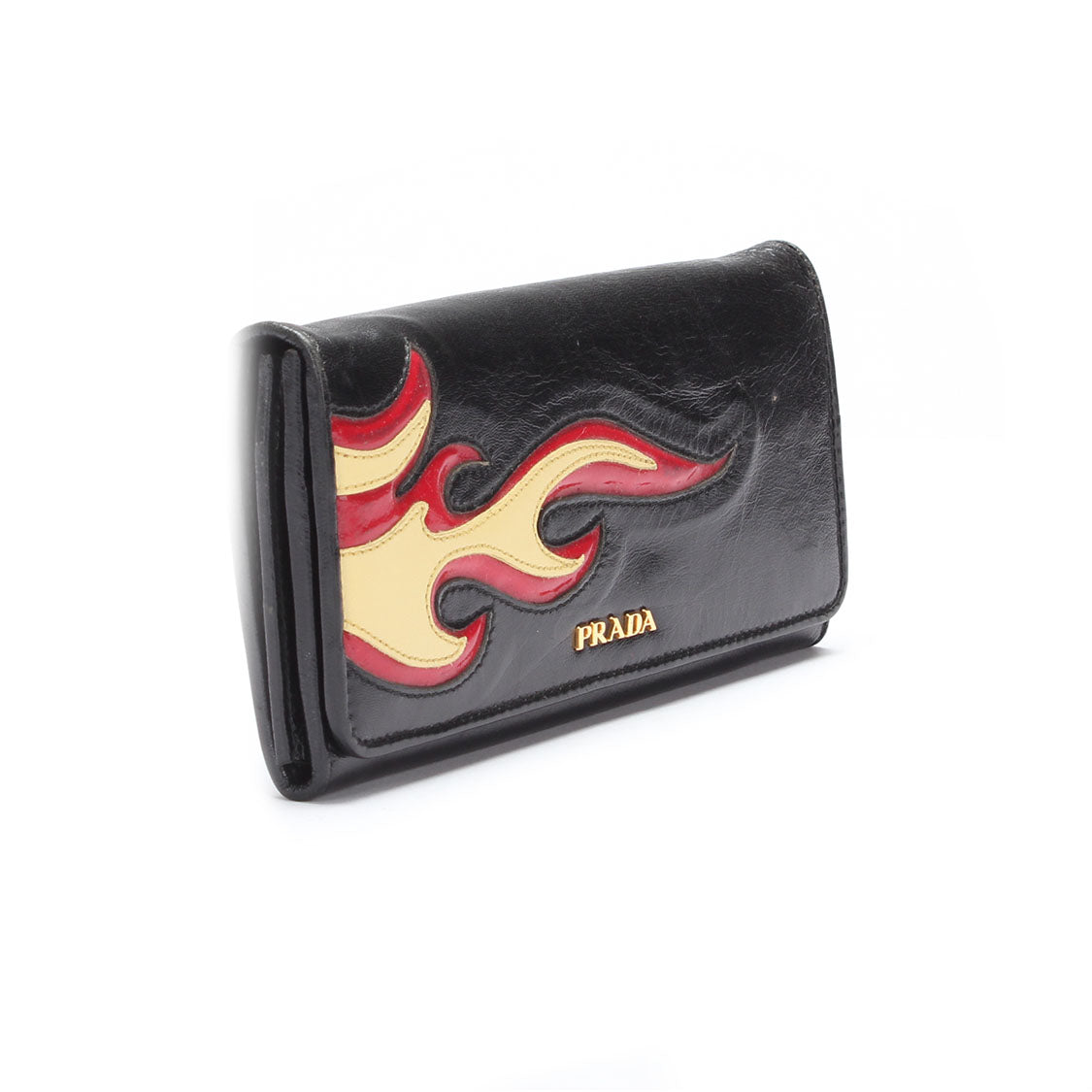 Nappa Flame Continental Flap Wallet