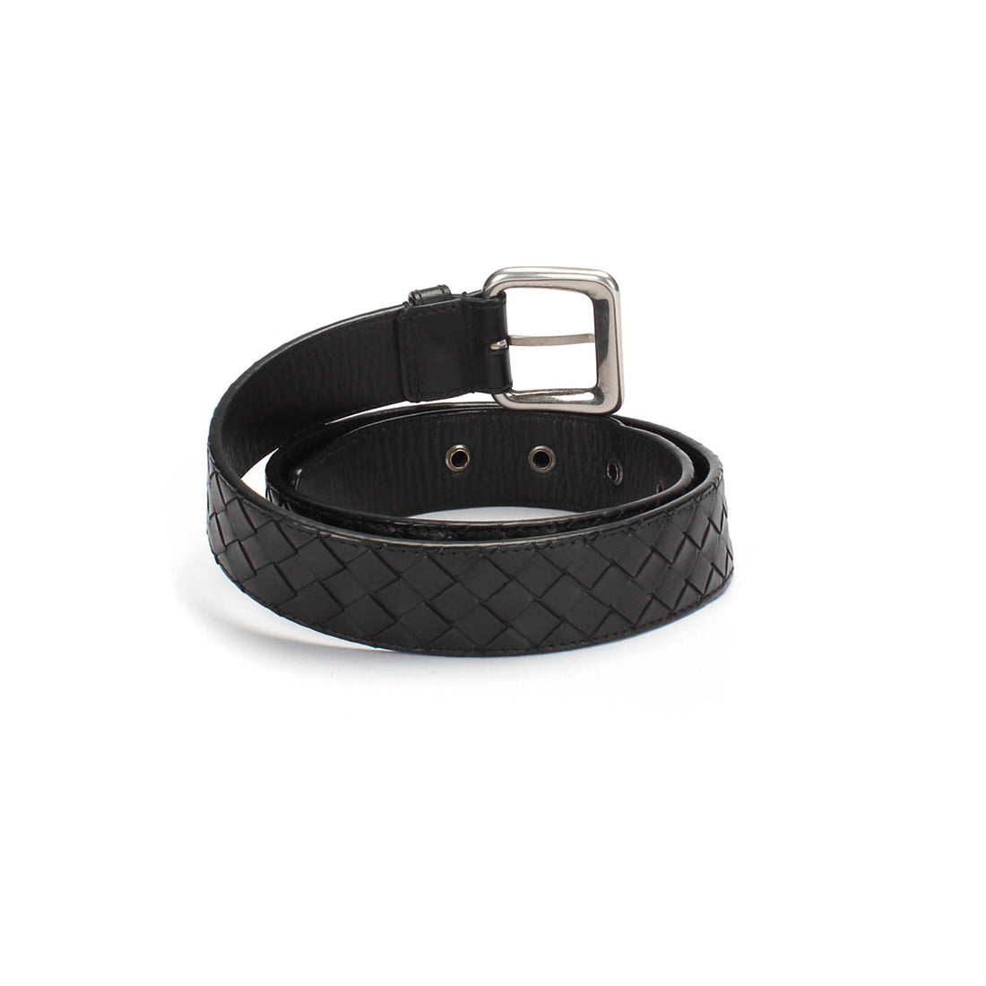 Intrecciato Leather Belt