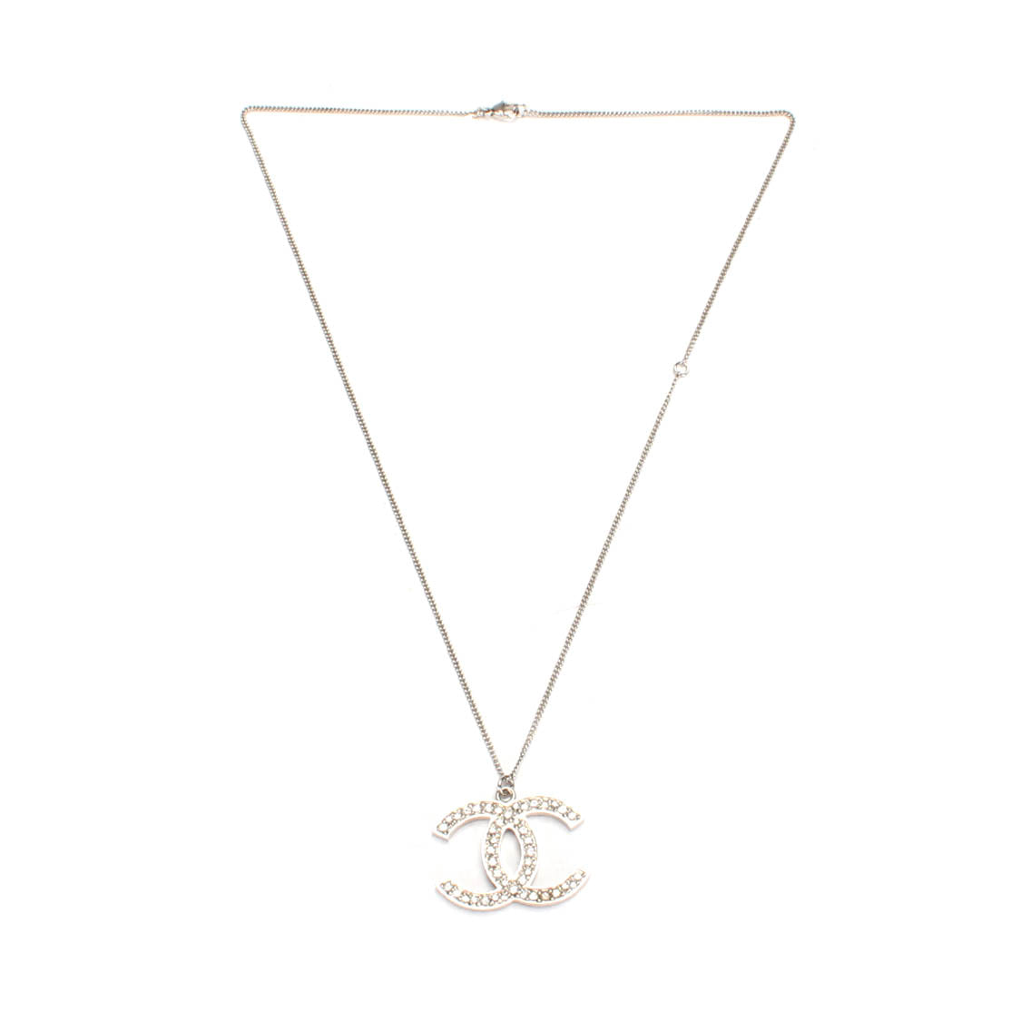 CC Crystal Pendant Necklace