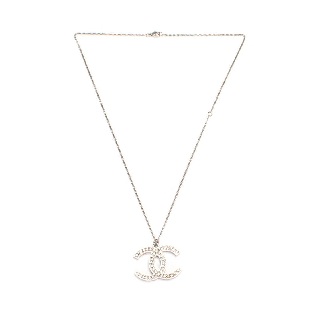 CC Crystal Pendant Necklace