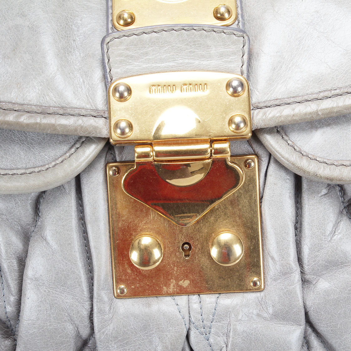 Leather Coffer Shoulder Bag