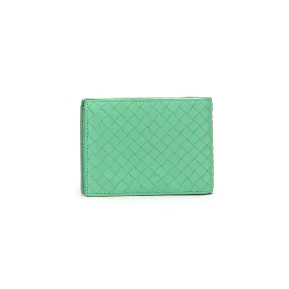 Intrecciato Leather Bi-Fold Wallet