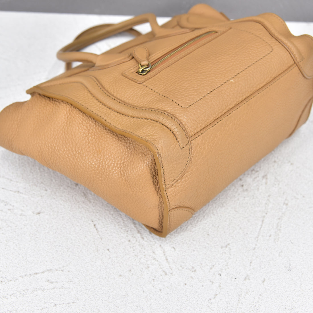 Leather Luggage Tote Bag