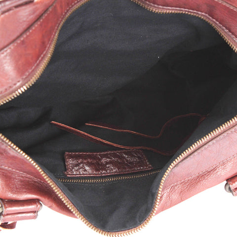 Motocross Leather Shoulder Bag