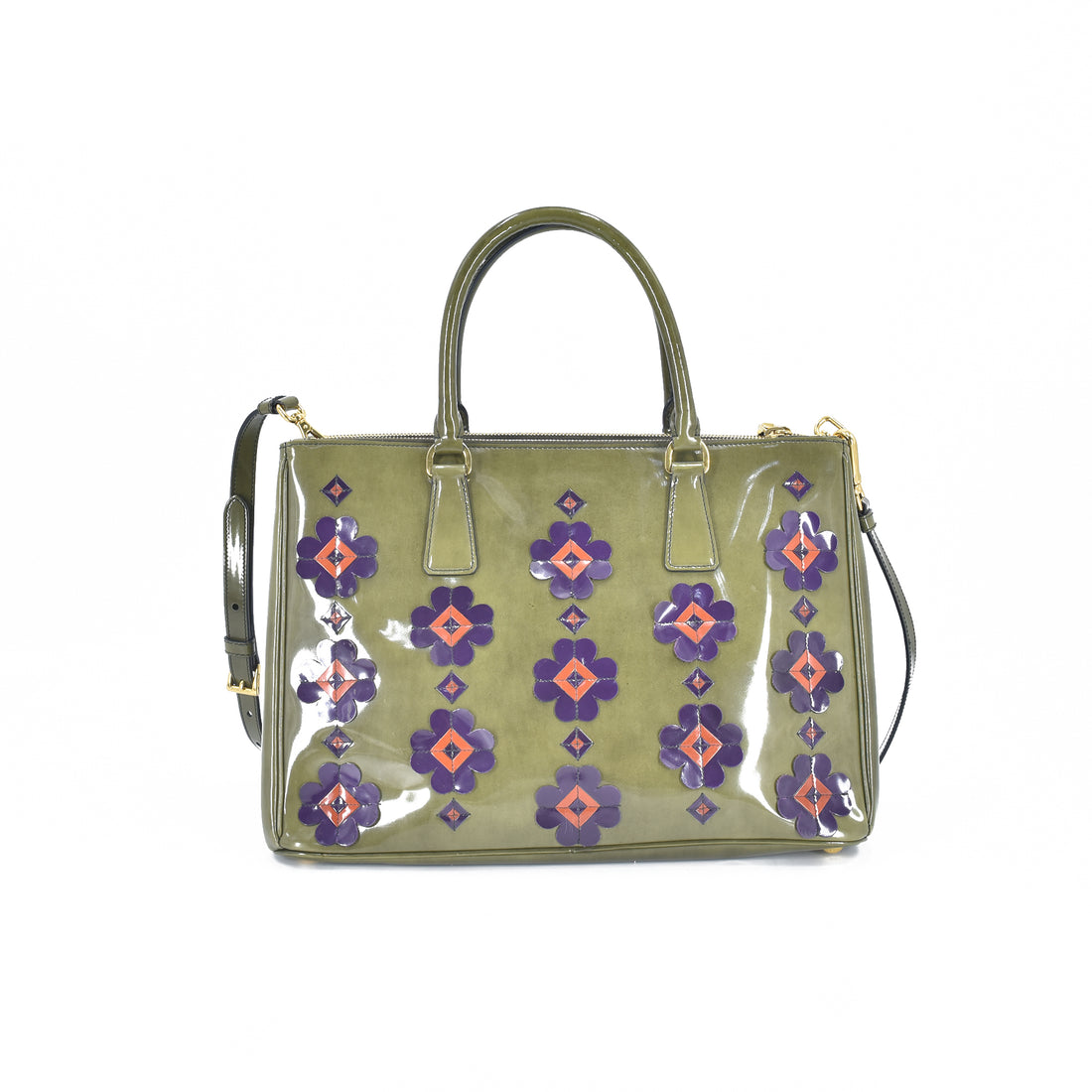 Spazzolato Double Zip Galleria Tote Bag