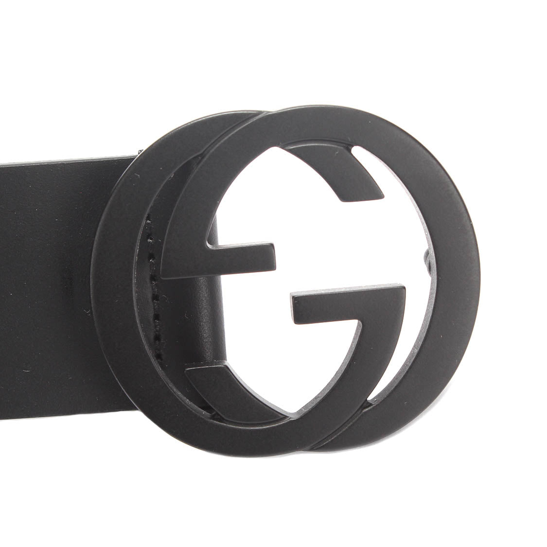 Interlocking G Leather Belt 368186