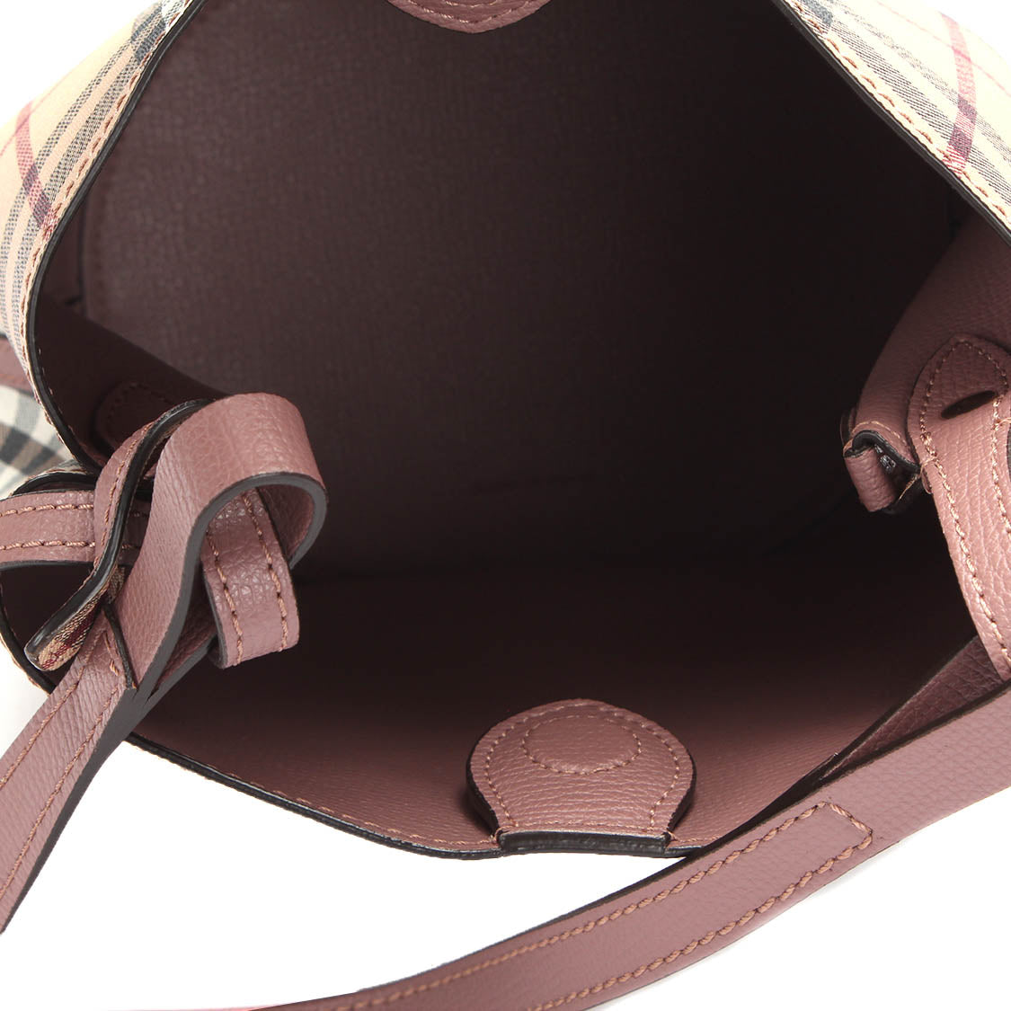 Haymarket Check Lorne Bucket Bag