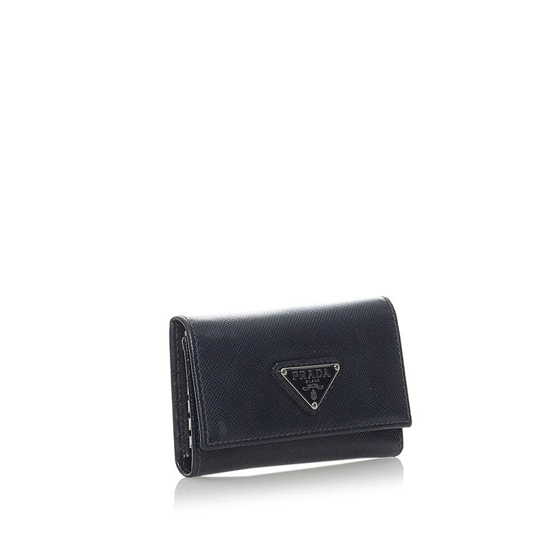 Saffiano Leather Keyholder 1M0222