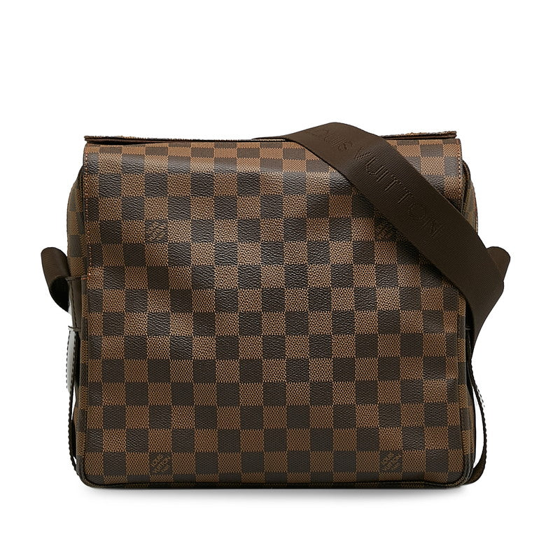 Louis Vuitton Damier Ebene Naviglio Canvas Shoulder Bag N45255 in Good condition