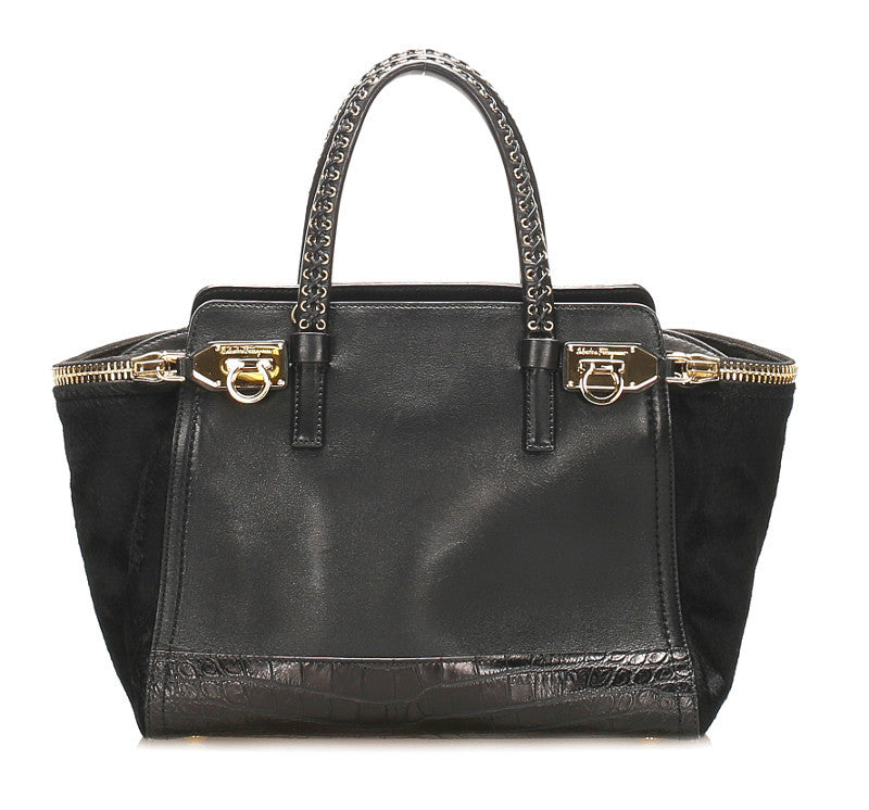 Gancini Verve Leather Shoulder Bag