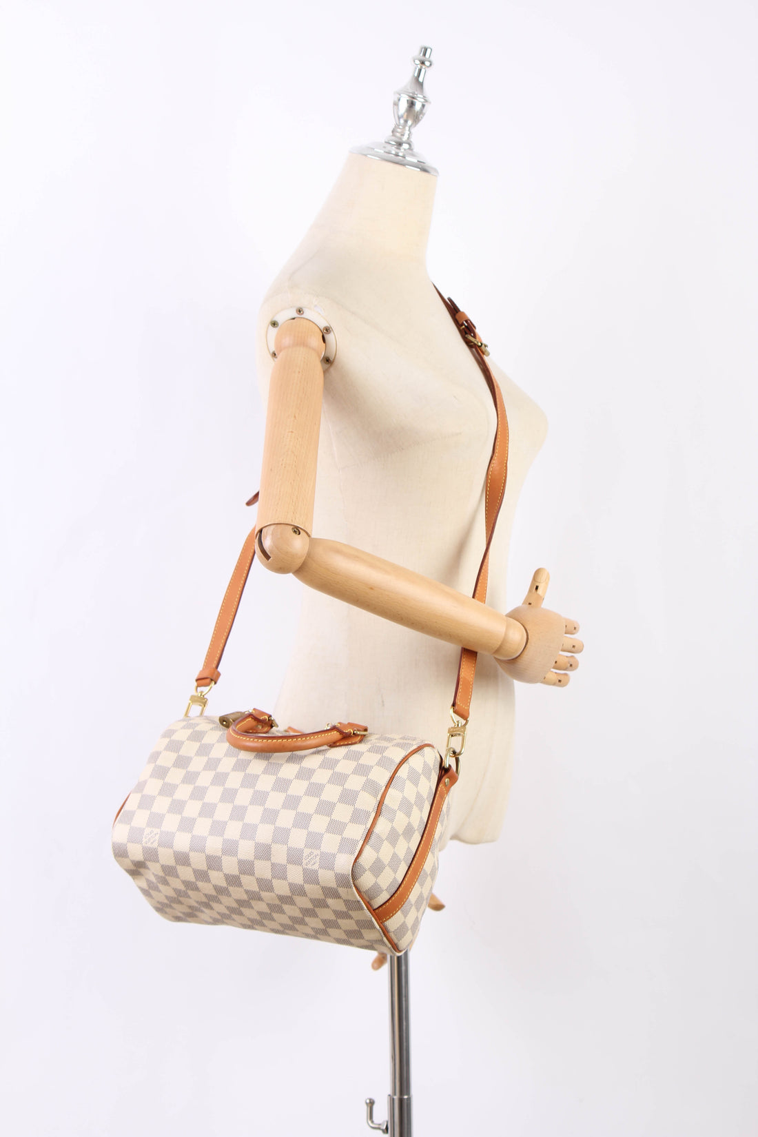 Damier Azur Speedy Bandouliere 25