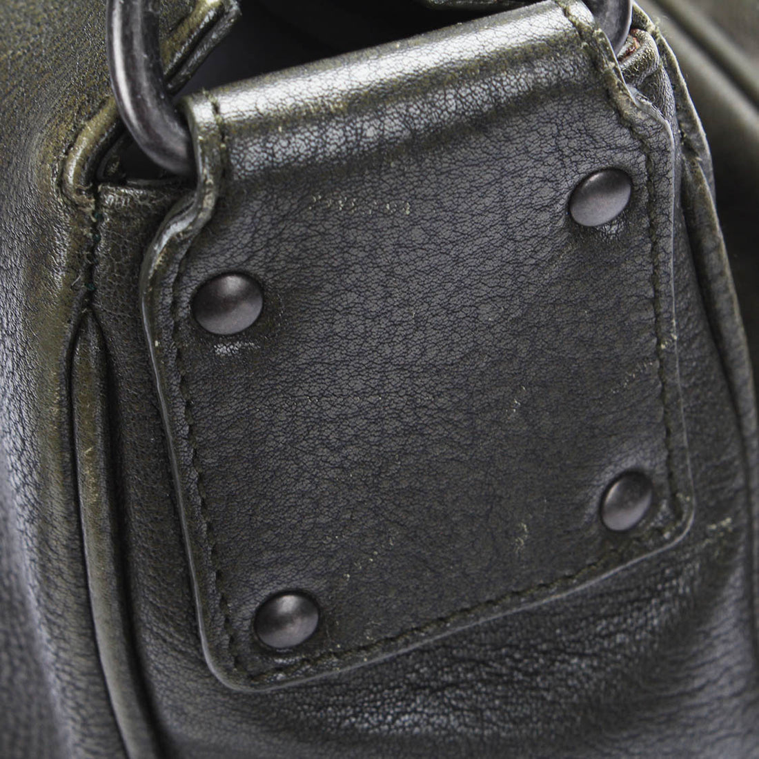 Intrecciato-Trimmed Leather Shoulder Bag