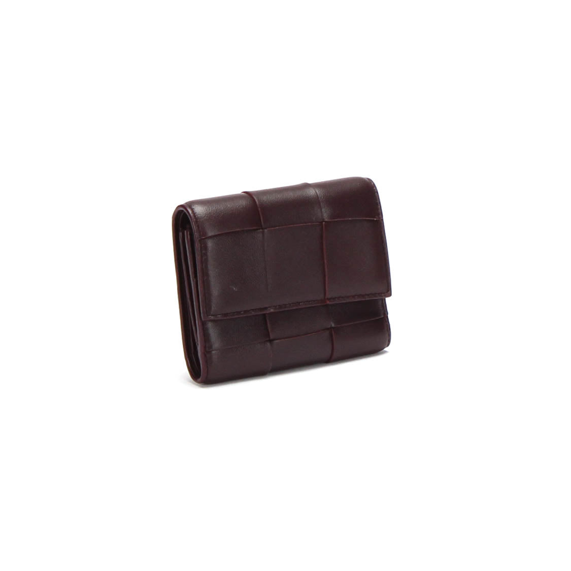 Intercciato Leather Small Wallet
