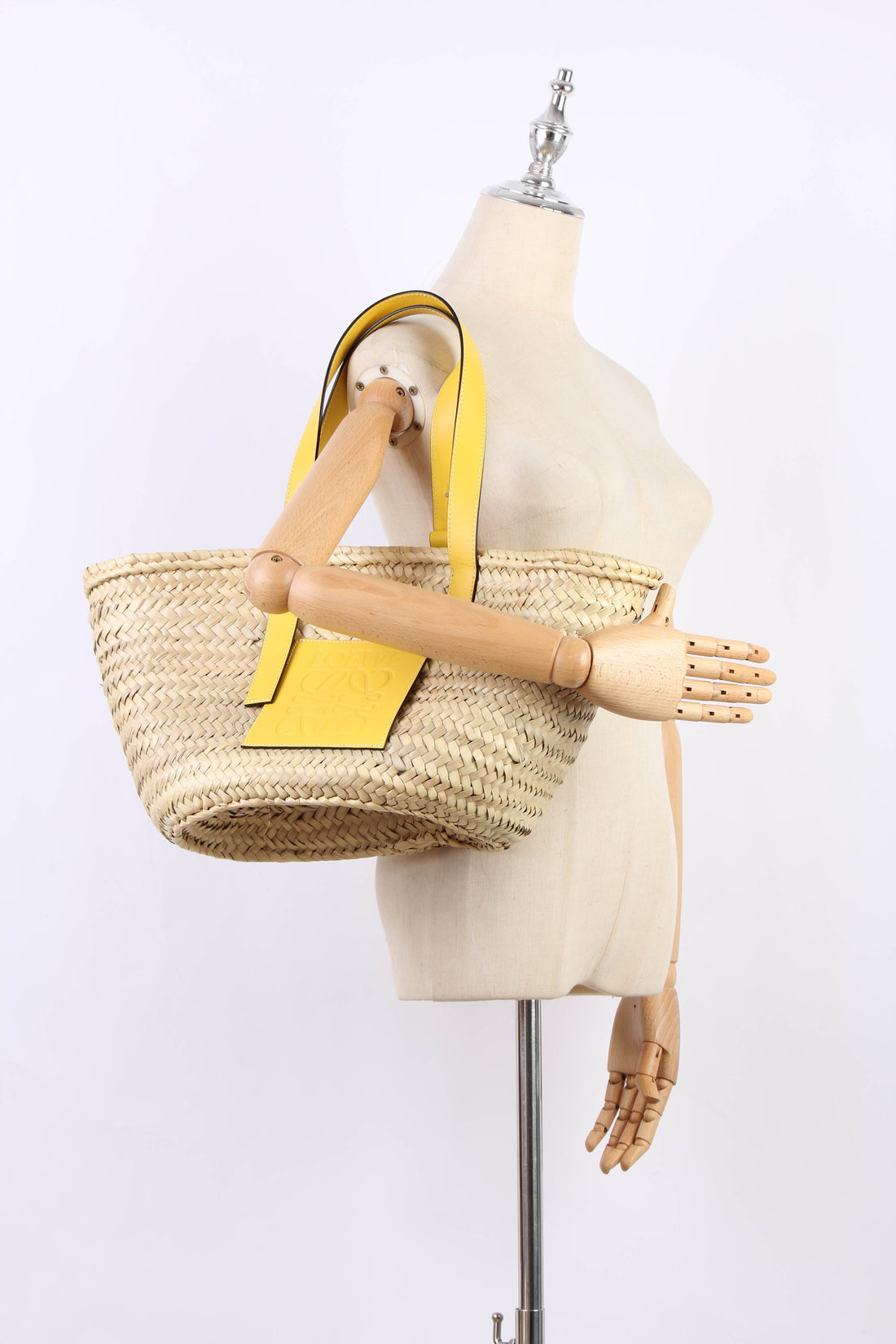 Raffia Basket Tote Bag