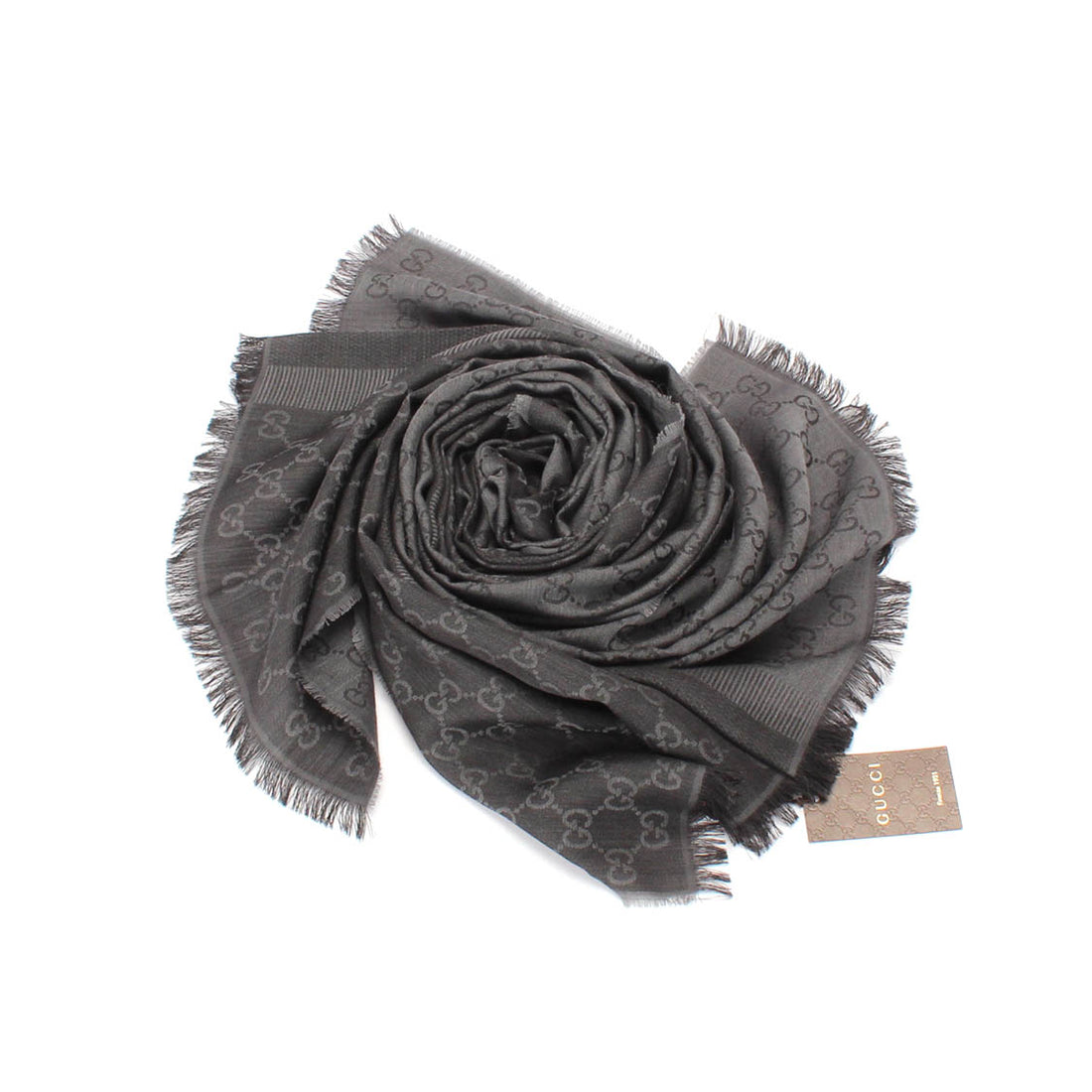 GG Wool and Silk Scarf