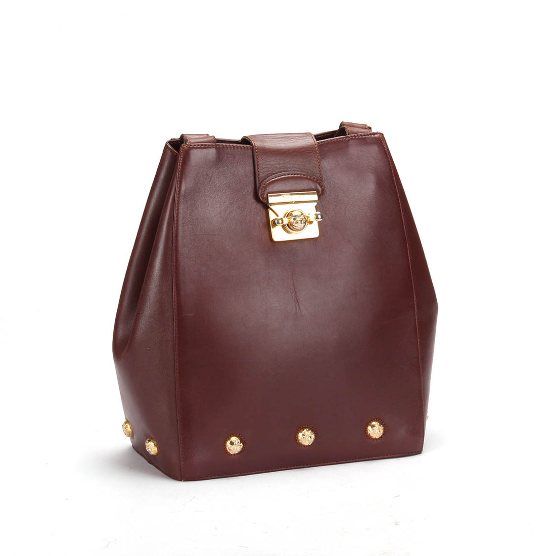 Studded Leather Shoulder Bag