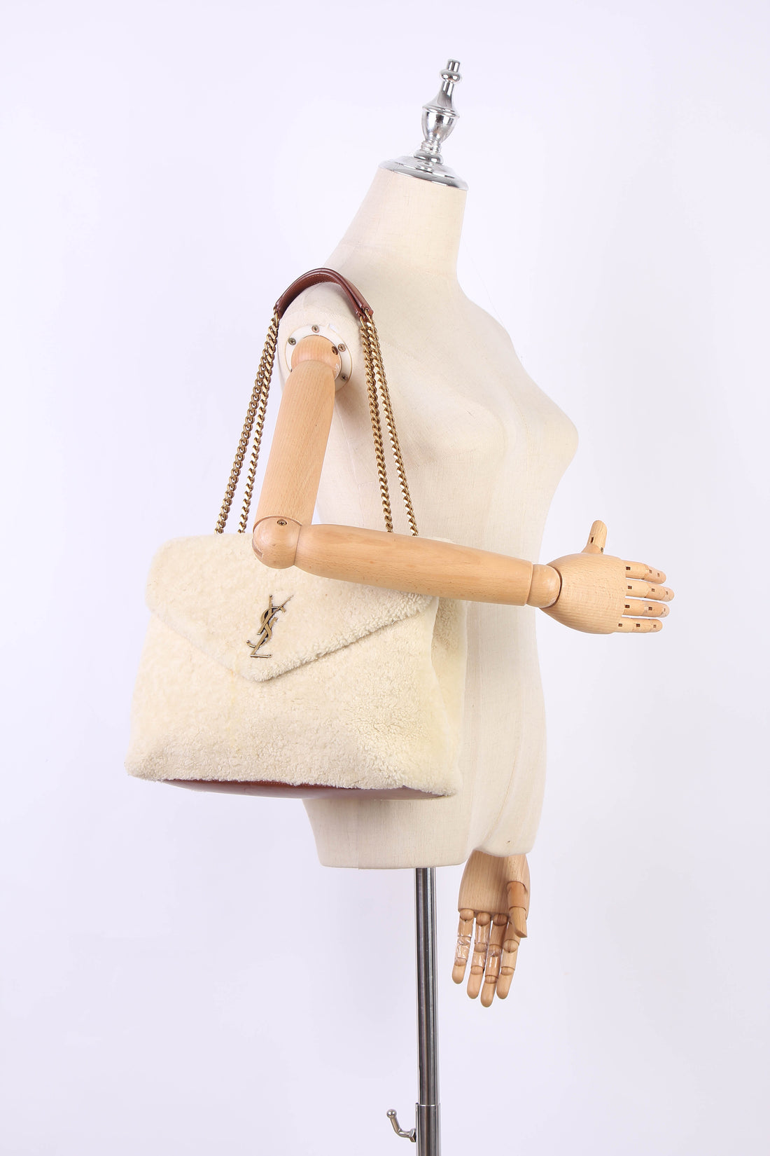 LouLou Shearling Shoulder Bag