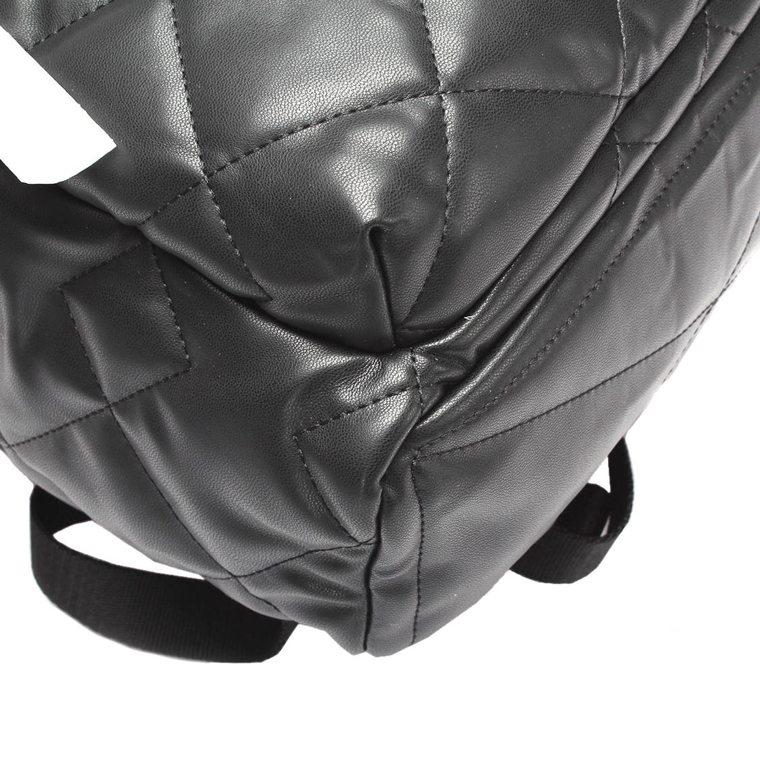 Quilted Moto Leather Backpack