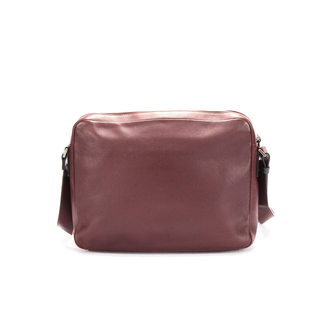 Burgundy Leather Crossbody Bag // Medium Cross Shoulder 