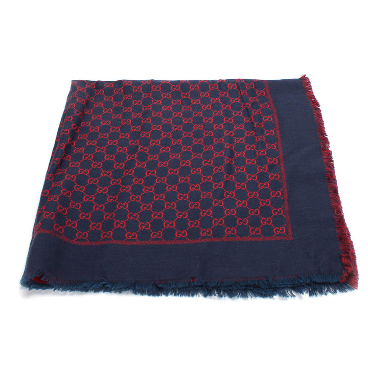 GG Wool and Silk Scarf