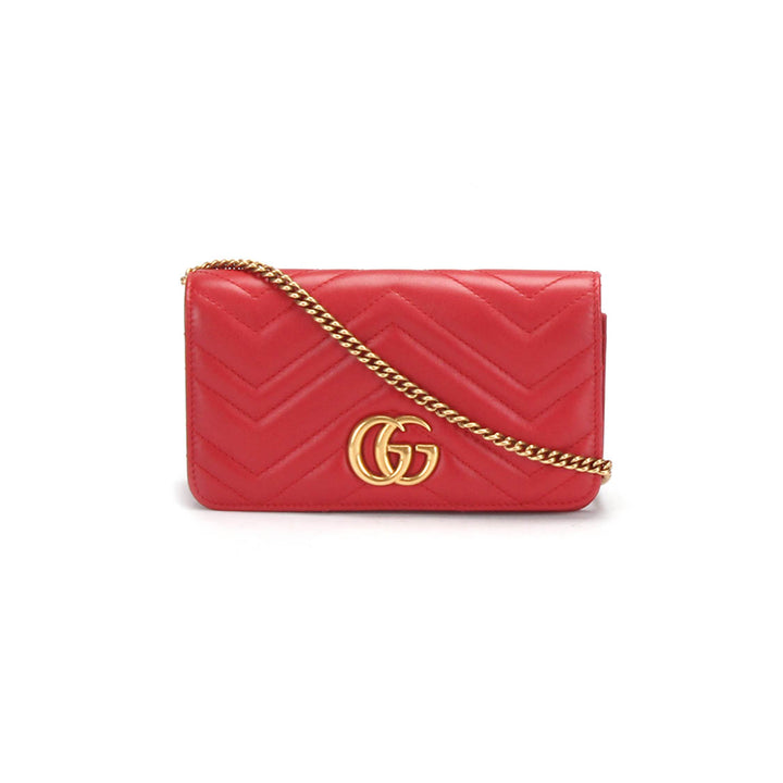 Mini GG Marmont Matelasse Crossbody Bag 433426