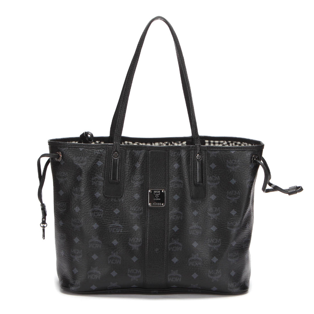 Black Visetos Tote Bag