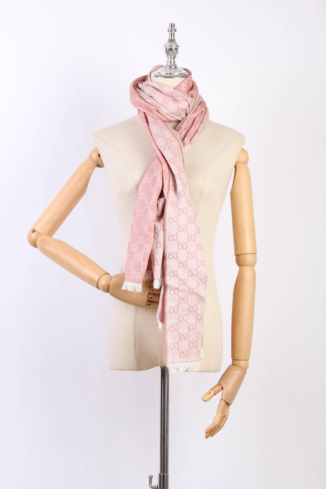 GG Wool and Silk Scarf