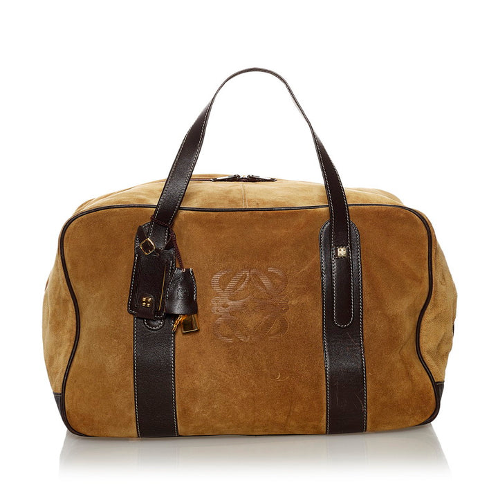 Suede Leather Travel Bag