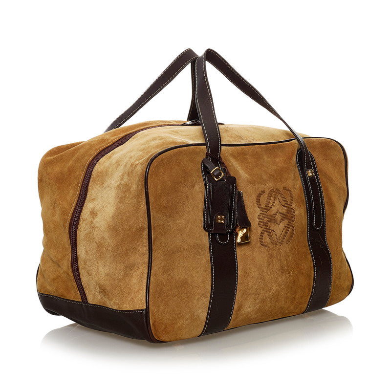 Suede Leather Travel Bag
