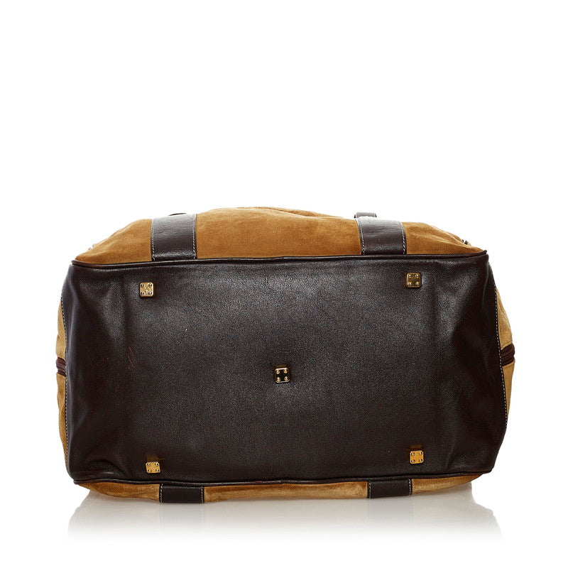 Suede Leather Travel Bag